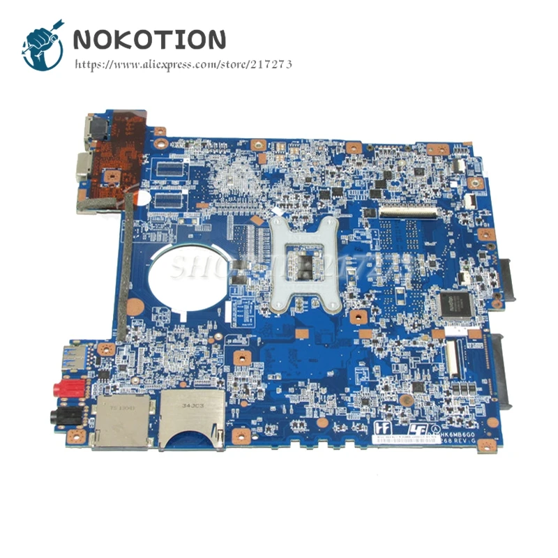 NOKOTION для SVE141D11L Материнская плата ноутбука A1893195A DA0HK6MB6G0 MBX-268 основная плата HM76 UMA DDR3 протестированы