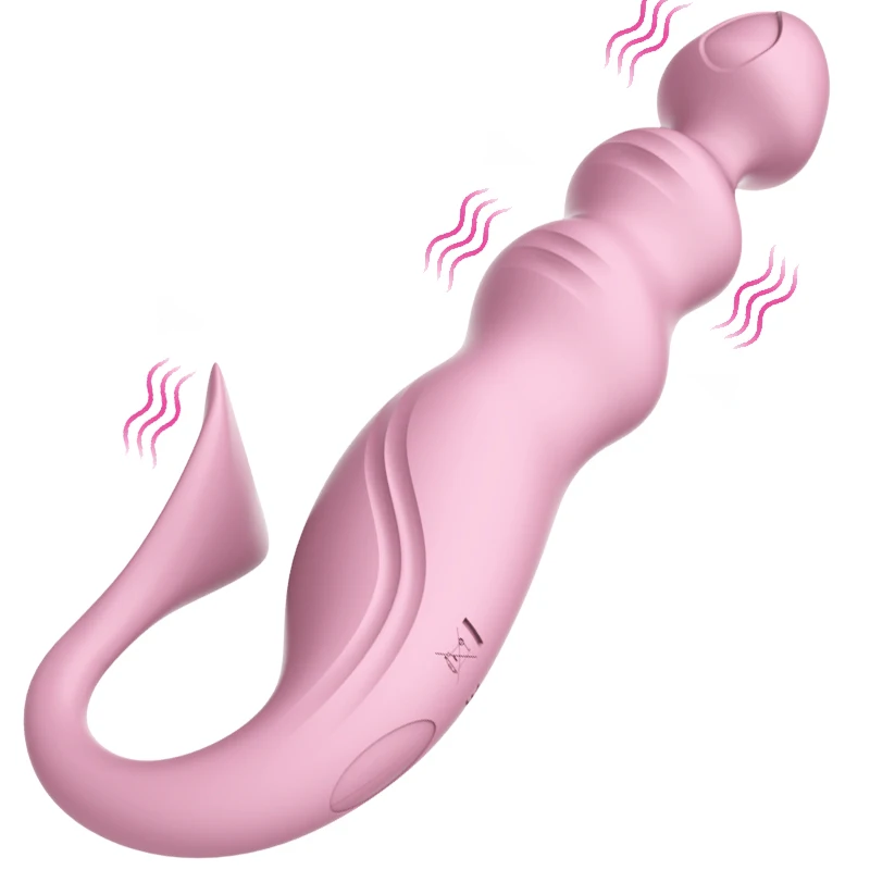 10 режимов Вибратор G Spot Клитор вибрирующий массажер гибкий анальный бисер