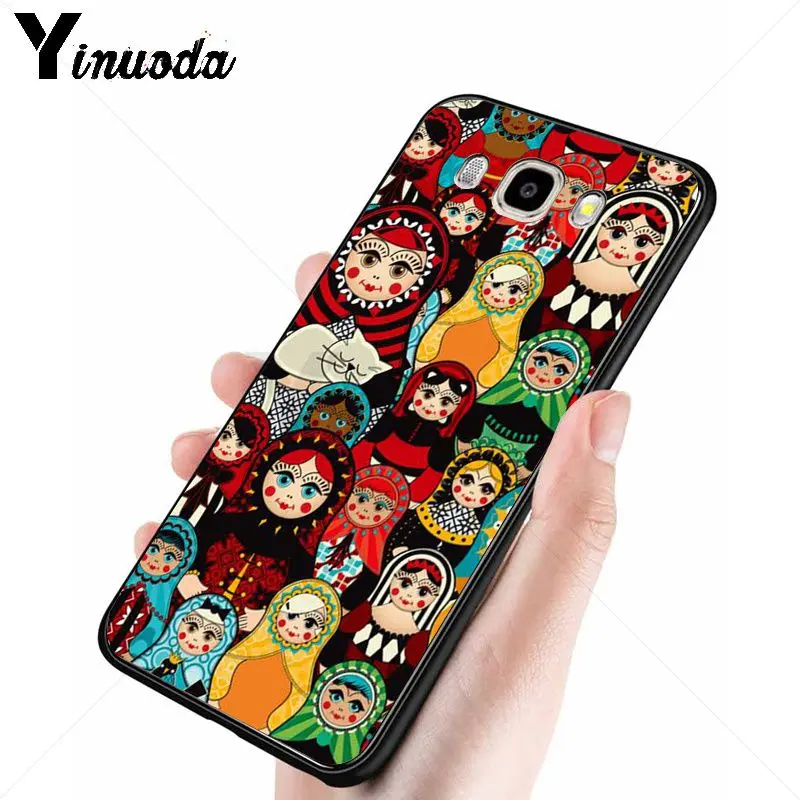 Yinuoda милый чехол для телефона с изображением русских кукол Матрешка Samsung Galaxy j6plus j7