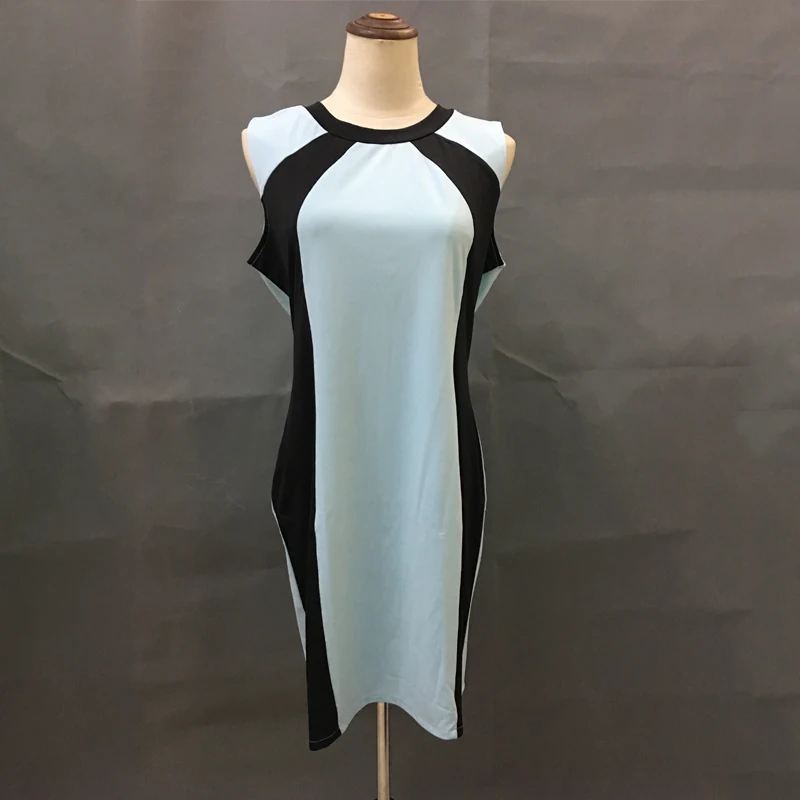 2018 г. летние женские платье 5XL 6XL Большие размеры рукавов Bodycon Работа Платье