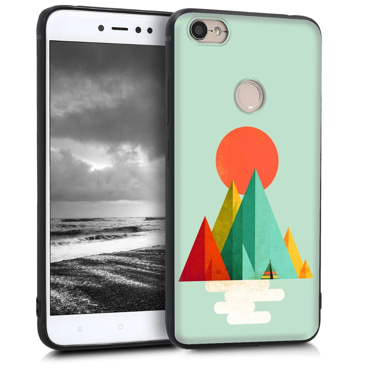 Цветной чехол Lavaza из ТПУ с геометрическим рисунком для Xiaomi MI Redmi Poco X2 K30 Note 8T 10 6 8 9 9se