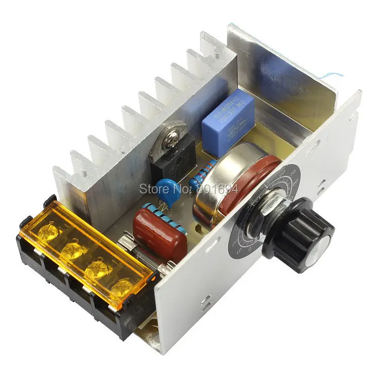 Регулятор напряжения SCR переменный ток 220 В 4000 Вт контроллер скорости диммер