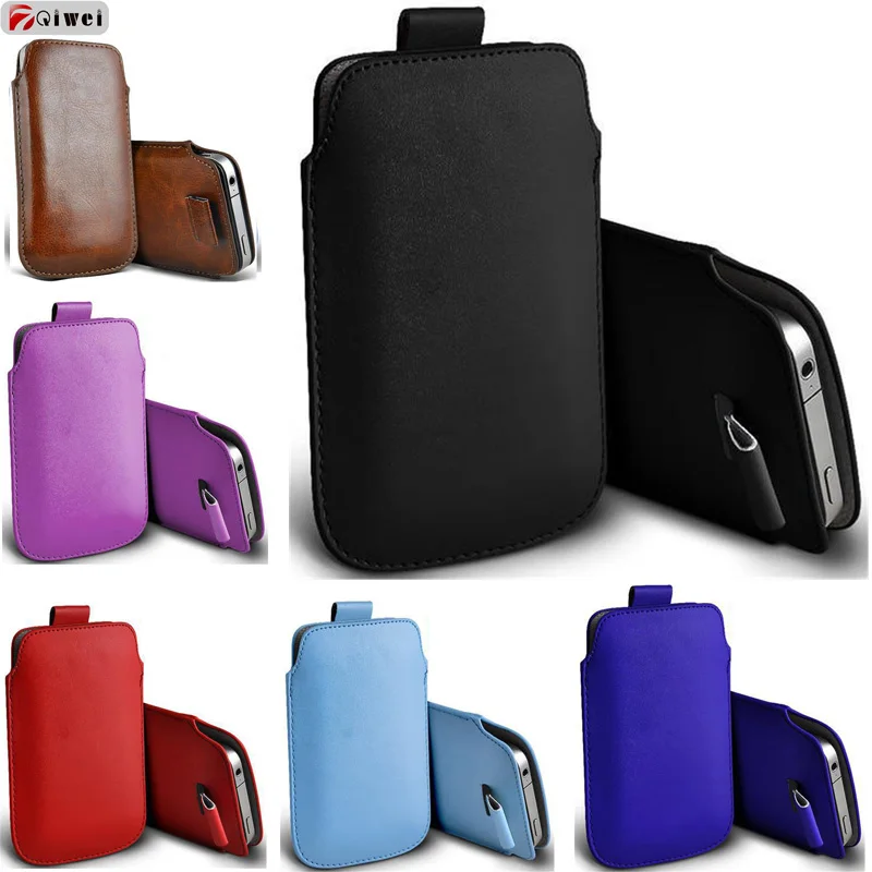 Для Coque samsung A7 Чехол карманный веревочный кобура Pull Tab рукав чехол для samsung A7 A750F кожаный чехол Capas