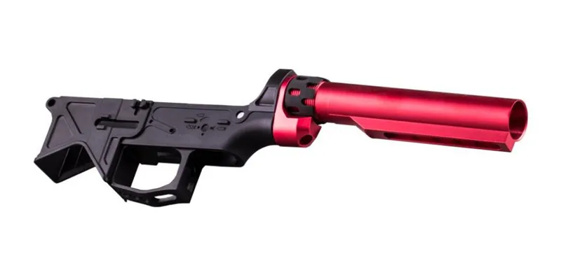 Vmasz 6 позиция со трубы замок головка для страйкбола AEG M4/M16 AR увеличенные корончатая гайка Принадлежности для охоты