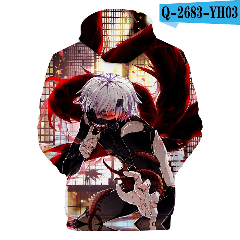 Темно-серый Frdun Tommy 3D одежда с надписью «Tokyo Ghoul толстовки Для мужчин и wo Для мужчин в стиле «хип-хоп» смешная Осенняя уличная одежда толстовки с капюшоном свитер свитшот для пар - Цвет: Темно-серый
