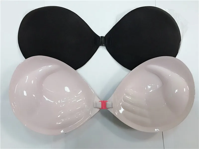 100 pcs Sexy Invisible Magic Strapless Push-up Bra Stick On Backless Silicone Gel Bra New Colors