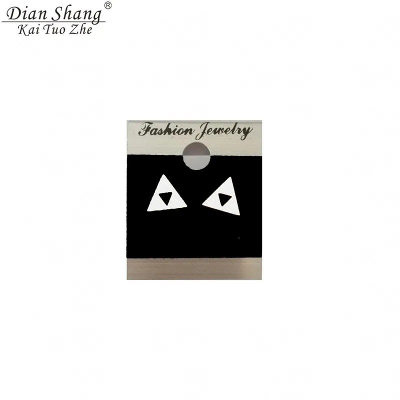 Dianshangkaituozhe 10 пар; модные aros Нержавеющая сталь Brincos Треугольники Triforce золотой цвет серебристый Zelda серьгу Для женщин