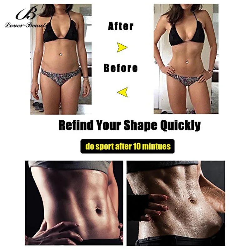 

Lover Beauty Women Neoprene Waist Trainer Sauna Vest Slimming Waist Cincher Workout Corset Body Shaper Shapewear-A