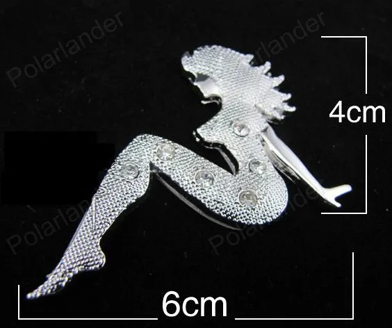 Новое поступление полностью Металлическая Автомобильная 3D наклейка