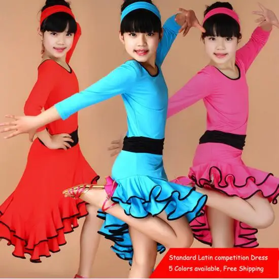 Платье для латиноамериканских танцев девочек | Тематическая одежда и униформа