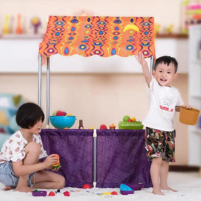 Популярная детская палатка akitoo игровой домик кассир игрушка имитация сцены