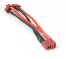 T-образная вилка (2 штекера + 1 гнездо) с 16-жильным силиконовым кабелем l100мм |