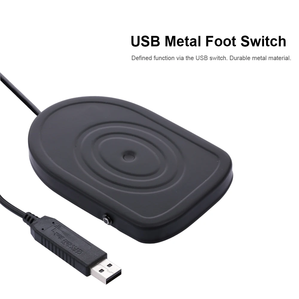 USB Металлический ножной переключатель управляемый педальным контроллером одна