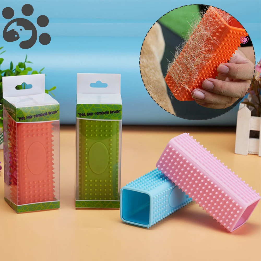 Гребни для собак щетка ухода за кошкой резиновая всех домашних животных уличная