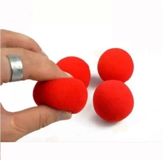 

10PCS 2.5cm Finger Sponge Ball Magic Tricks Classical Magician Illusion Comedy Close-Up Stage Card Magic Accessories
