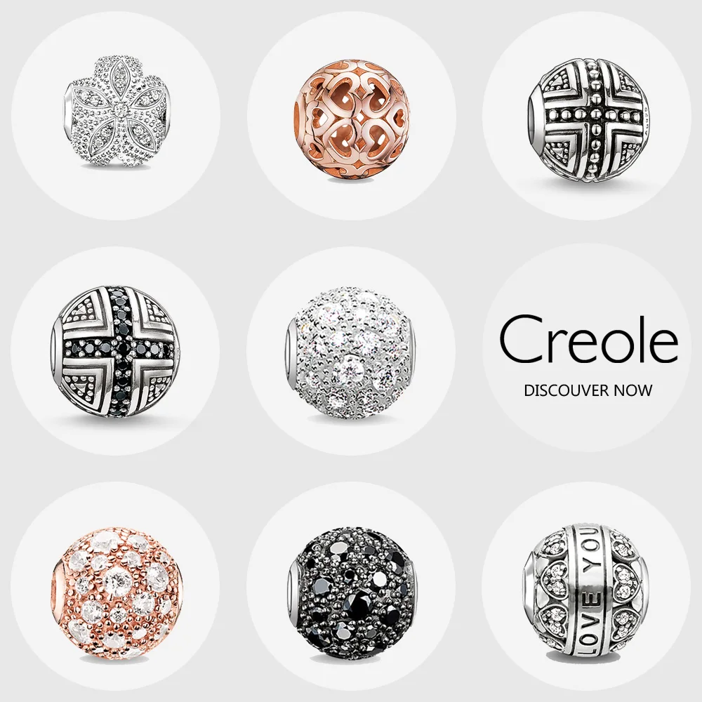 

Starfish Hearts Cross Crushed Pave Love You Charm Beads,2019 Summer Brand New Fashion 925 Sterling silver Jewelry Gift Women Man