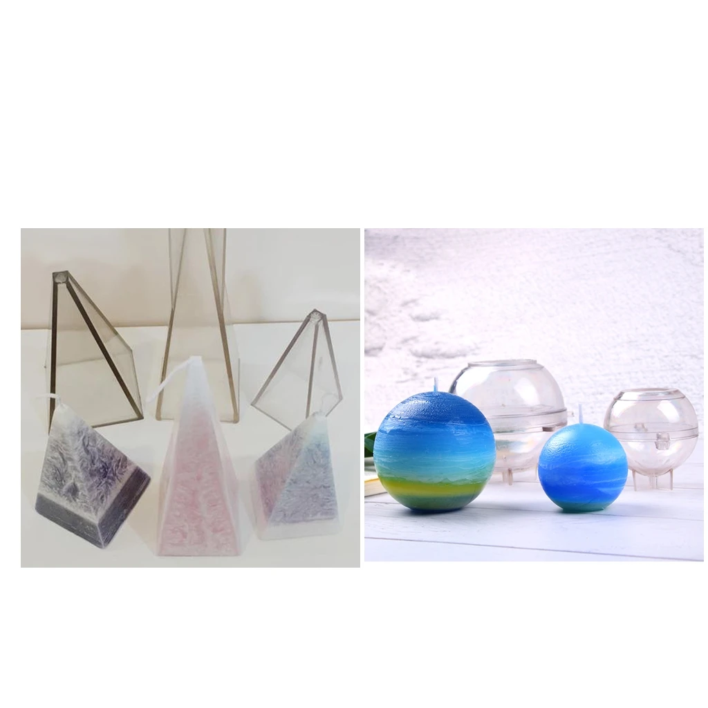 Пластиковые формы для свечей в форме пирамиды|Формы свечей| |