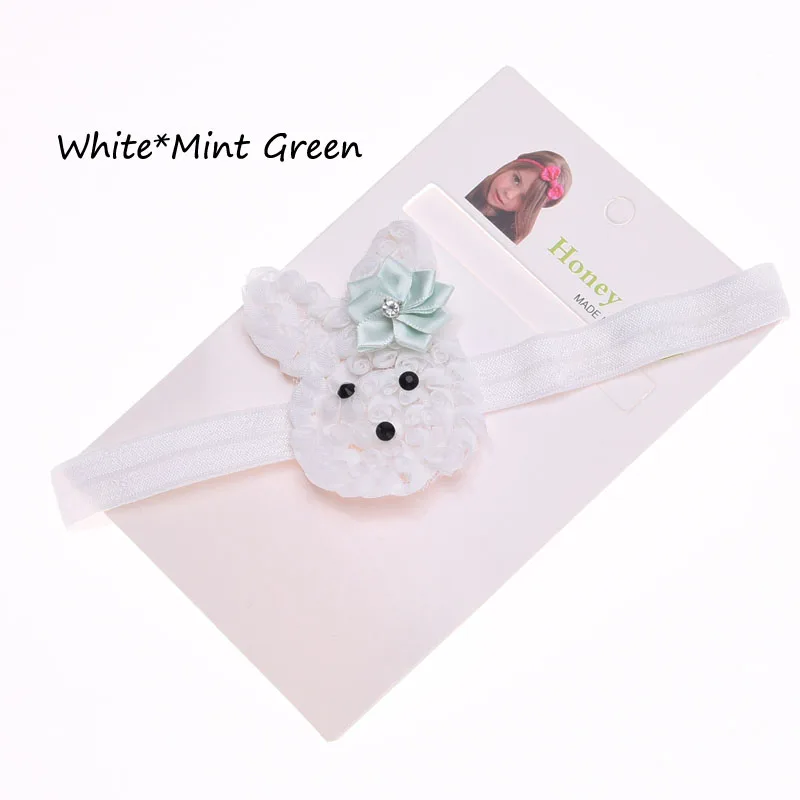 2 шт. повязка с кроликом и бантом для пасхальных волос милая цветком в виде