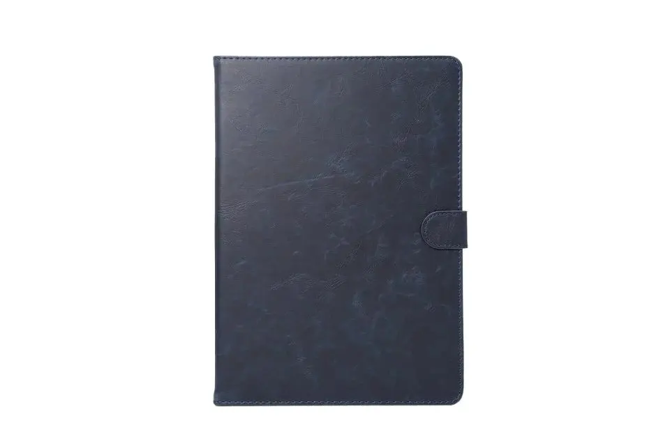 Высококачественный модный кожаный чехол-подставка для планшета для ipad 5 ipad air для Apple air1, умный чехол A1474 A1475 A1476+ пленка+ ручка - Цвет: dark blue