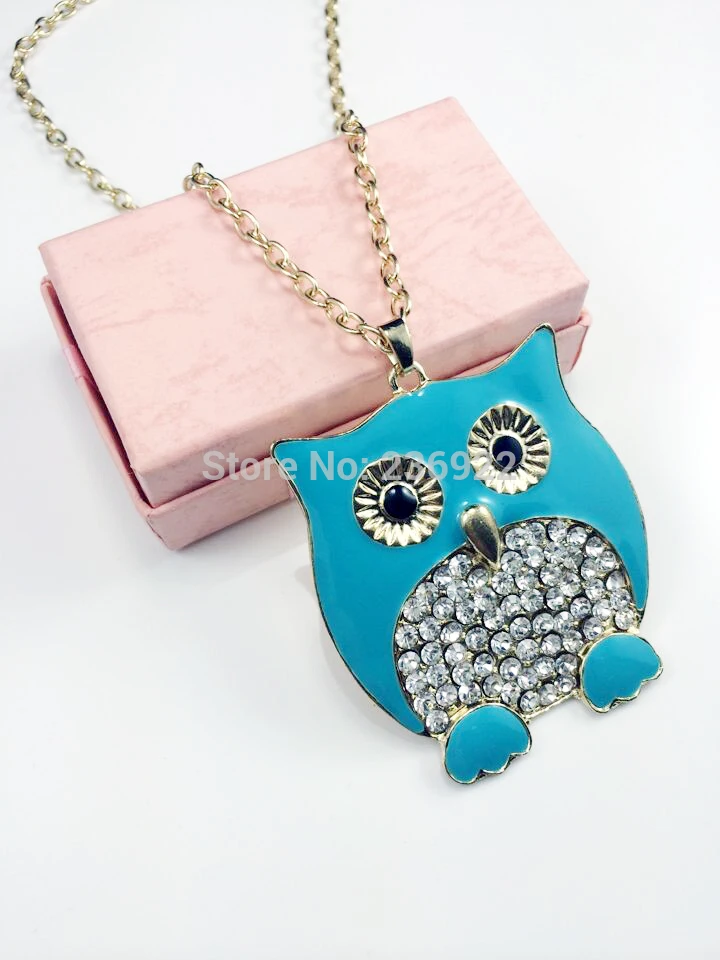 ZRM 20 шт./лот Оптовая Продажа Модные оригами ювелирные изделия сова Золотая