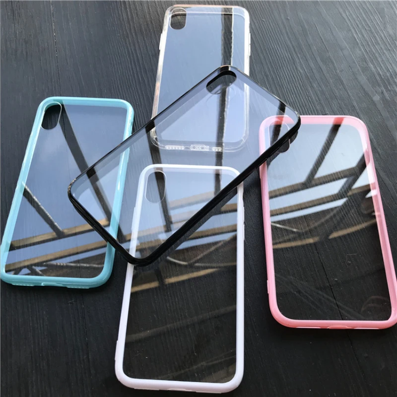Желеобразный бампер пылезащитный чехол с заглушкой для iphone 7, 8 Plus, 6, 6 S, X, Xs, 11 Pro Max, Xr, 5, 5S, SE, тонкая прозрачная задняя крышка из поликарбоната, мягкий ТПУ чехол s