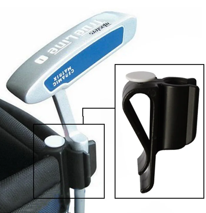 Держатель клюшки для клюшек с зажимом органайзер гольфа зажим шариковый маркер