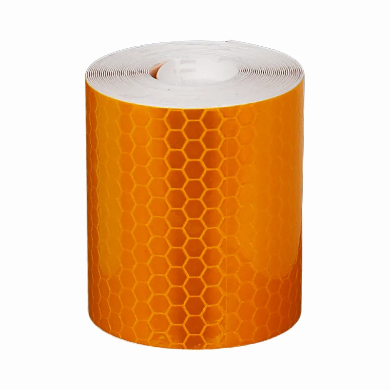 Orange 1PC Deemount Светоотражающая наклейка для велосипеда 3 м* 5 см, светильник с чувствительной прямой полоской, отражатель с визуПредупреждение лом, безопасный велосипед - Цвет: Orange 1PC