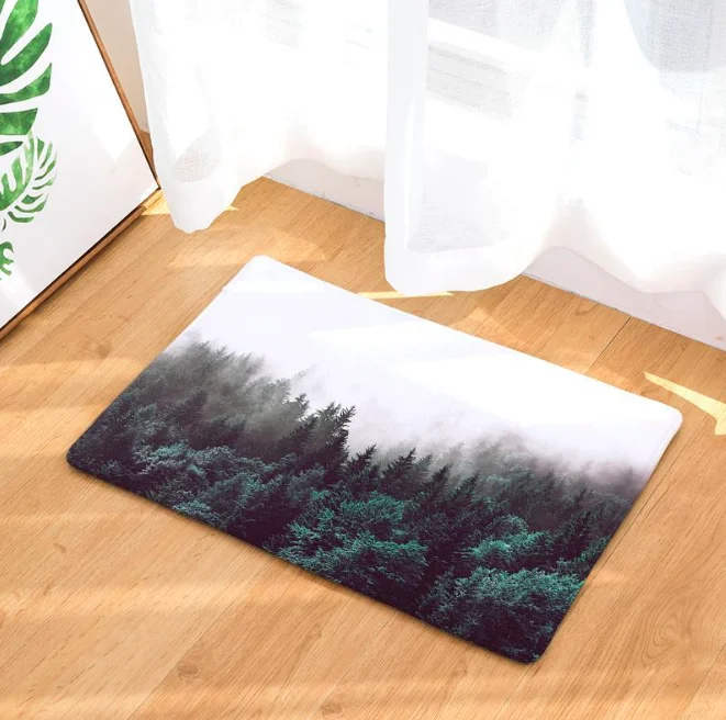 Морской лес замок коврик для ванной кухонный ковер декоративные