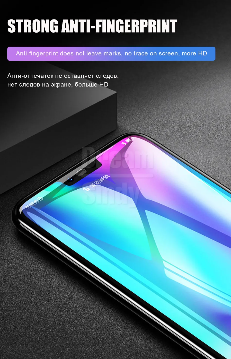 Закаленное стекло полное покрытие для huawei Honor 8x 7c 7a Pro 10 Lite 20D Защитная пленка для экрана P Smart защитное стекло