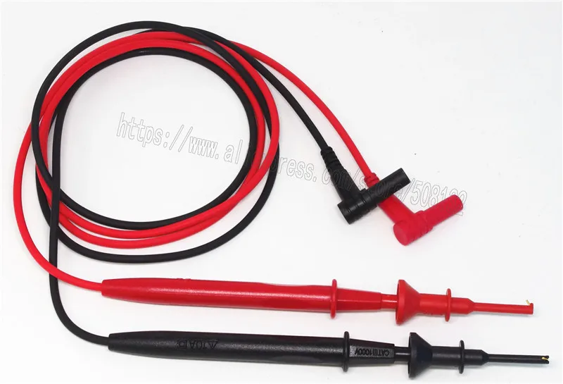 Изолированный ПВХ 4 мм испытательный острый наконечник с винтом + крючок для