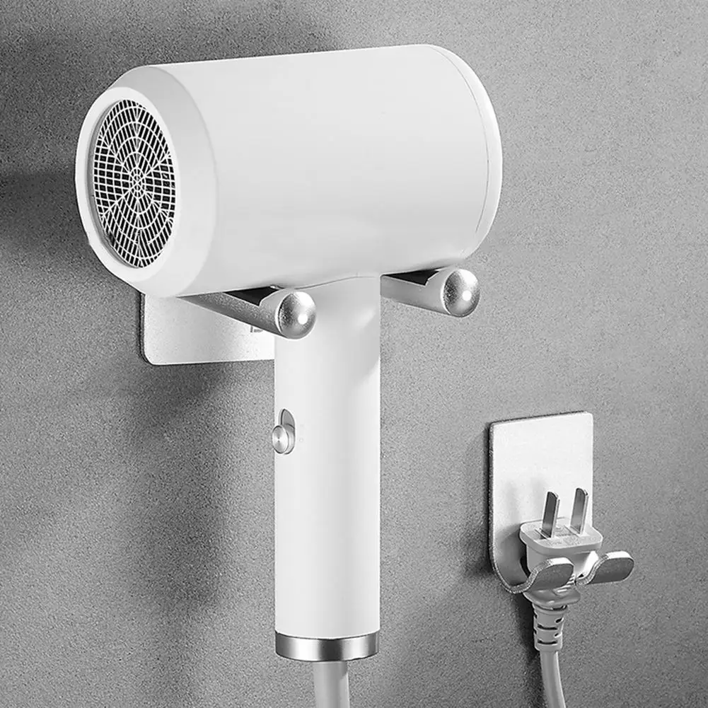 Для Dyson вешалка для волос настенное крепление Фен держатель кронштейн Бесплатный удар вешалка для хранения ванной комнаты