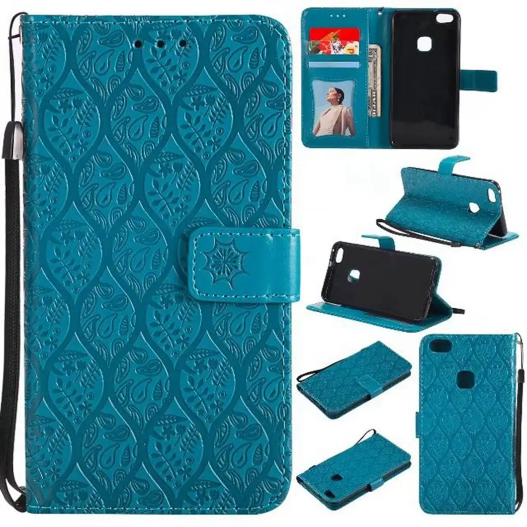 MuTouNiao красный кожаный чехол-книжка из ротанга для huawei P8 P9 P10 P20 Lite GR3 Mini Pro Lite Plus