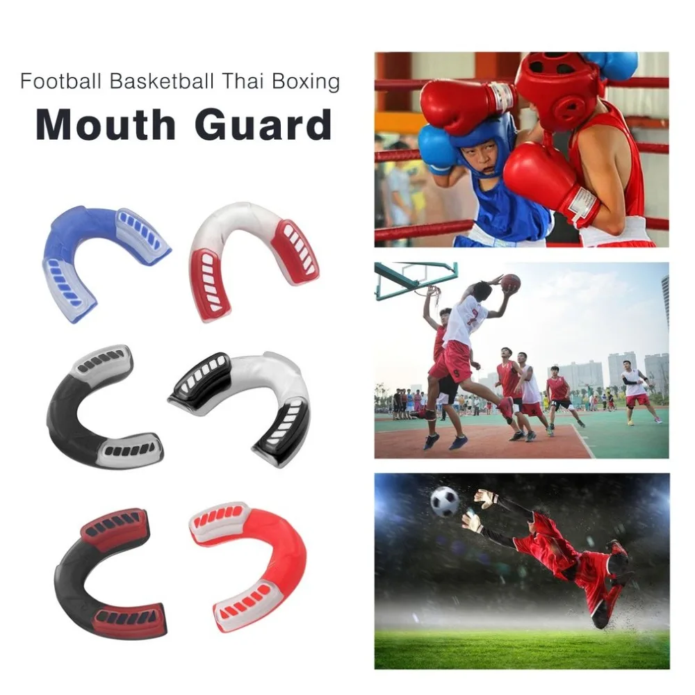 

Professional Mouth Guard Adult Karate Muay Safety Soft EVA Mouth Protective Teeth Guard Sport Football Basketball Thai Boxing