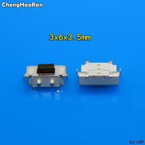 ChengHaoRan 10-200 шт. микро, тактовый переключатель сенсорный 3*6*3,5 3x6x3,5 SMD для MP3 MP4 планшета ПК Кнопка Bluetooth гарнитуры пульт дистанционного управления