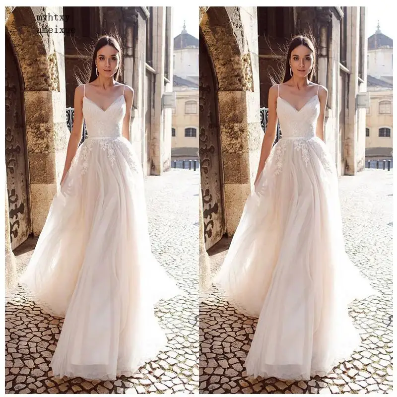 Недорогое свадебное платье трапециевидной формы из органзы принцессы свадебные