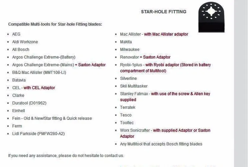 2 шт. STARLOCK точный Осциллирующий балд 34 мм HCS пила с японскими зубцами для быстрой