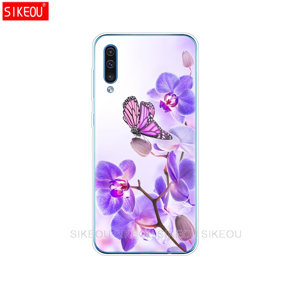 Для samsung Galaxy A50 силиконовый прозрачный Футляр задняя крышка чехол для телефона для samsung A50 A505 A505F SM-A505F мягкий чехол 6,4" - Цвет: 33771