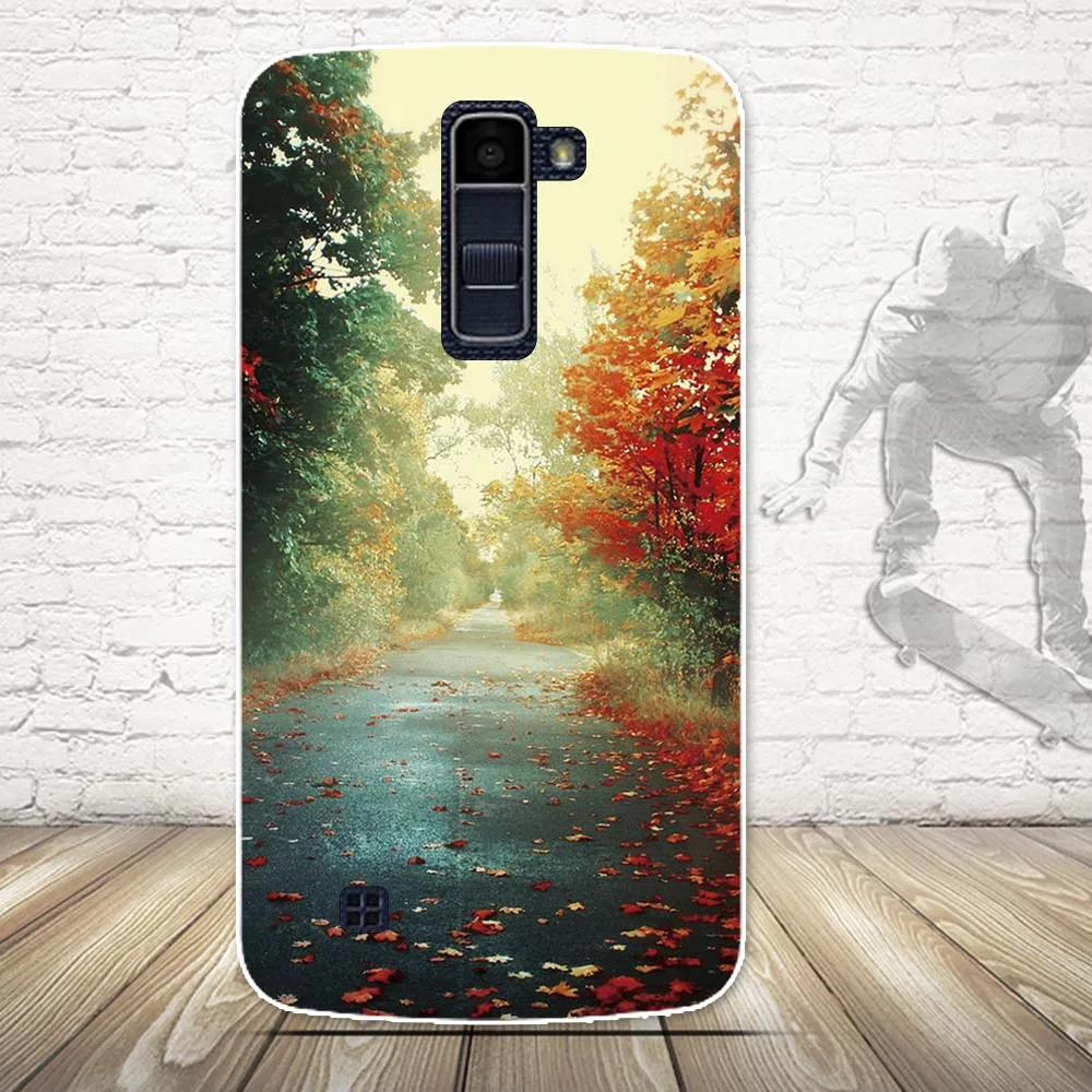 Роскошные 3D с трехмерной рельефной печатью задняя крышка чехол для LG K10 2016 Крышка