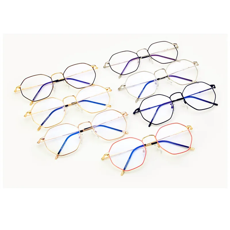 NULL брайль Lesebrille литературный полигональный очки с металлической оправой Ретро