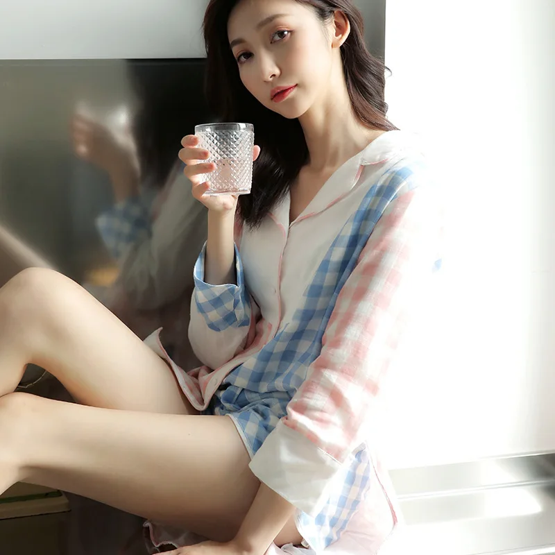 

Fashion Casual Sleepwear Women Pajama set Summer Spring Pajamas 2019