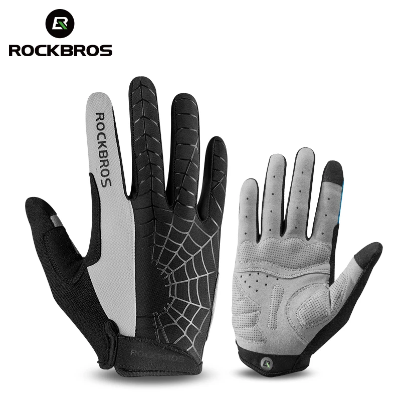 

ROCKBROS Cycling Gloves Riding Hiking Touch Screen MTB Road Bike Bicycle Gloves Thermal Warm Motorcycle Winter Autumn Men Gloves