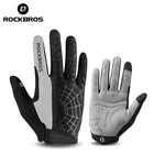 Велосипедные перчатки ROCKBROS, теплые для езды на велосипеде, с сенсорным экраном, для горных велосипедов, для осени и зимы