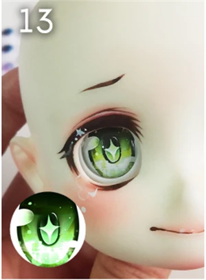 13 Новинка, 1 пара 10/12/14/16/18/20 мм BJD глаза для SD BJD кукольные глаза игрушки Аксессуары для куклы «сделай сам», детская игрушка - Цвет: 13