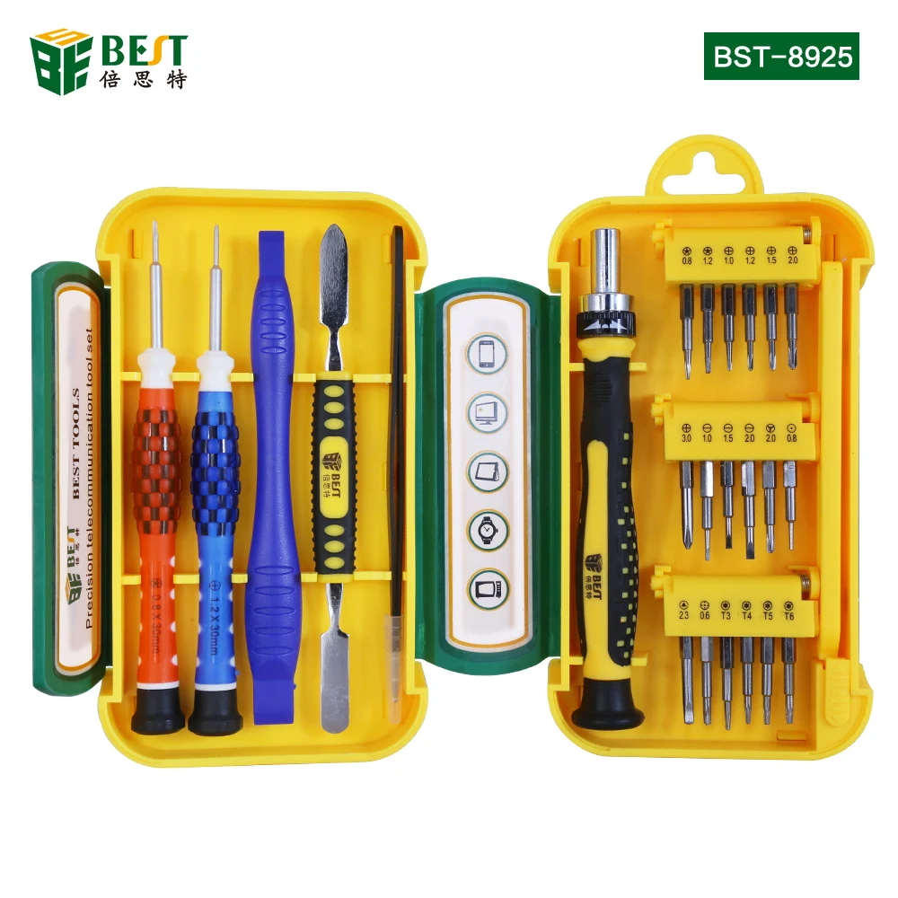 

BEST-8925 24in1 Laptop Screwdriver Set Professional Repair Hand Tools Kit for Mobile Phone Computer Electronic Model DIY Repair