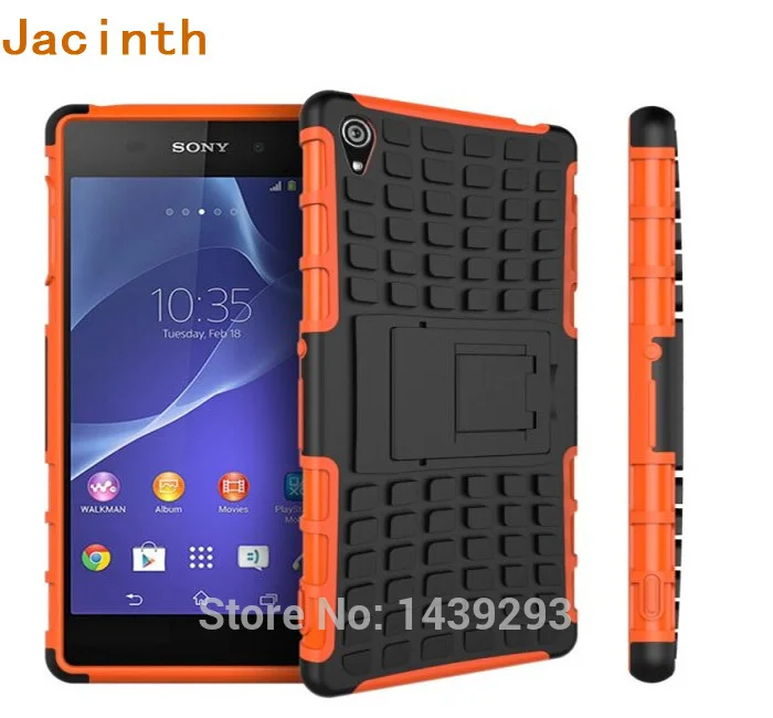 Для Sony Z 3 Мягкий ТПУ силиконовый чехол Твердый Чехол подставка держатель для Xperia