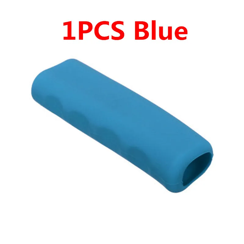 1PCS Blue 1-5-10pcs Универсальный силиконовые противоскользящие автомобиль ручной тормоз тормозной рычаг чехол Деталей интерьера украшения Ручные тормоза Капа - Название цвета: 1PCS Blue