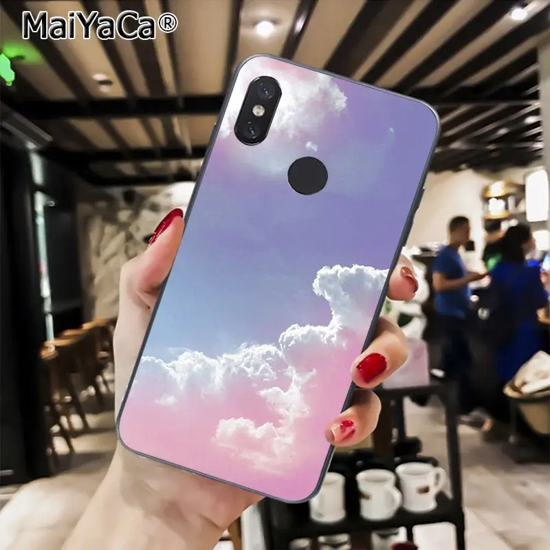 A14 MaiYaCa облака Искусство милый кавайи космическое небо чехол для телефона для Xiaomi Redmi8 4X 6A S2 7A 5A Redmi 5 5Plus Note5 7 Note8pro - Цвет: A14