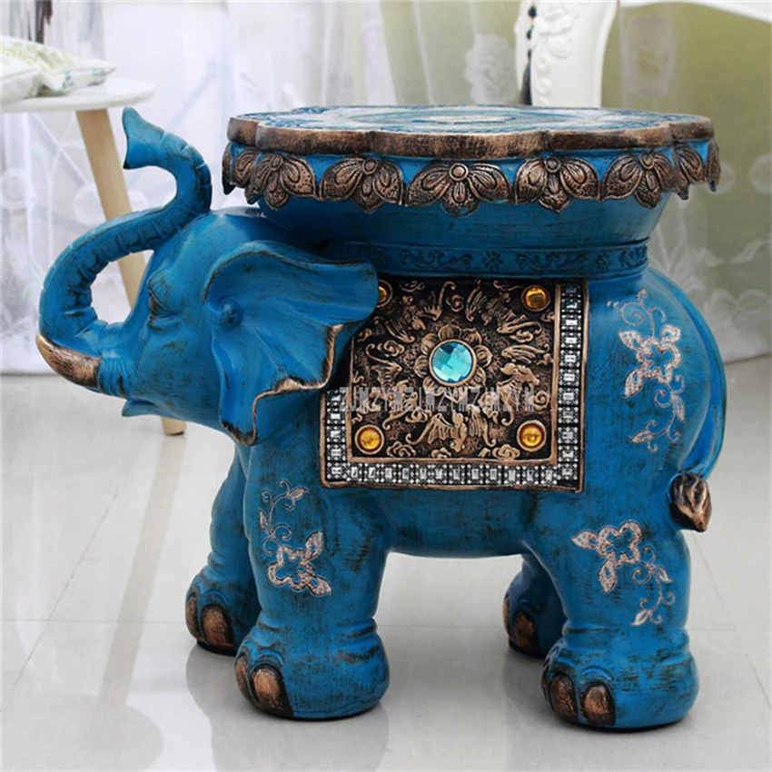 Европейский стиль Lucky Elephant дизайн низкий стул для гостиной домашнего интерьера