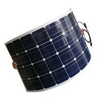 waterproof 500w solar panel 100w flexible 5pcs solar battery charger portable boat rv roof car caravan car boat yacht motorhome