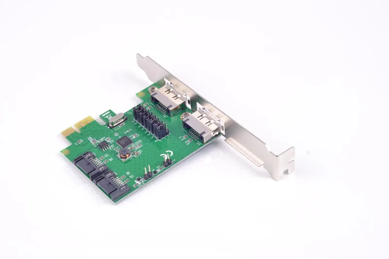 Бесплатная Доставка PCI-Express до 2 Порт Внутренний SATA3.0 Карты Расширения с Внешний